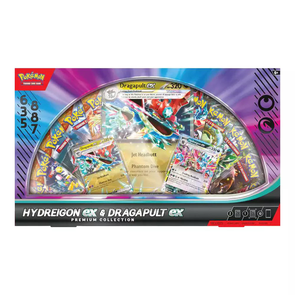 Pokemon TCG: Hydreigon ex & Dragapult ex Premium Collection