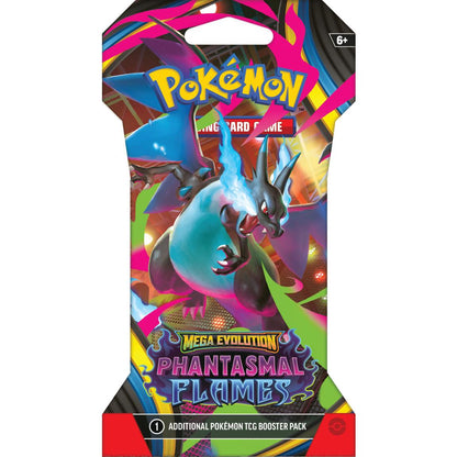 Pokémon TCG: Mega Evolution Phantasmal Flames Sleeved Booster Pack ME02