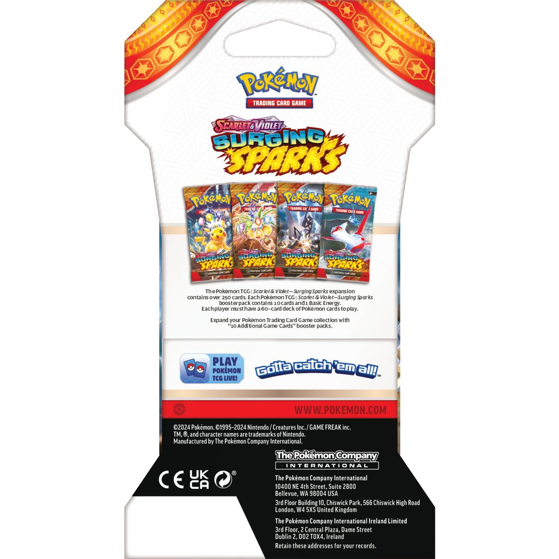 Pokémon TCG: Scarlet & Violet Surging Sparks Sleeved Booster Pack SV08