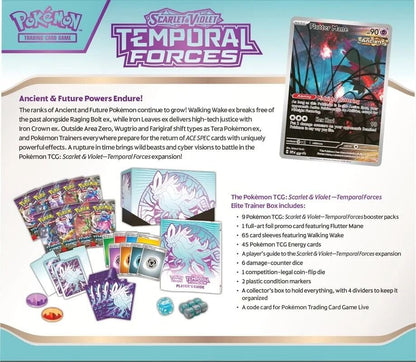 Pokémon TCG: Scarlet & Violet - Temporal Forces Elite Trainer Box