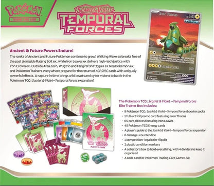Pokémon TCG: Scarlet & Violet - Temporal Forces Elite Trainer Box
