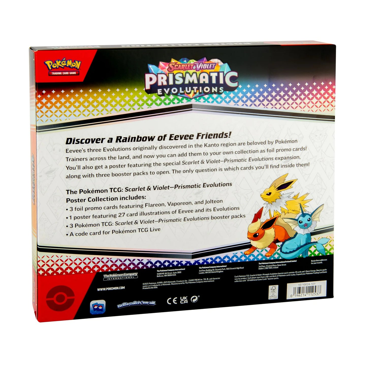 Pokémon TCG: Scarlet & Violet - Prismatic Evolutions Poster Collection