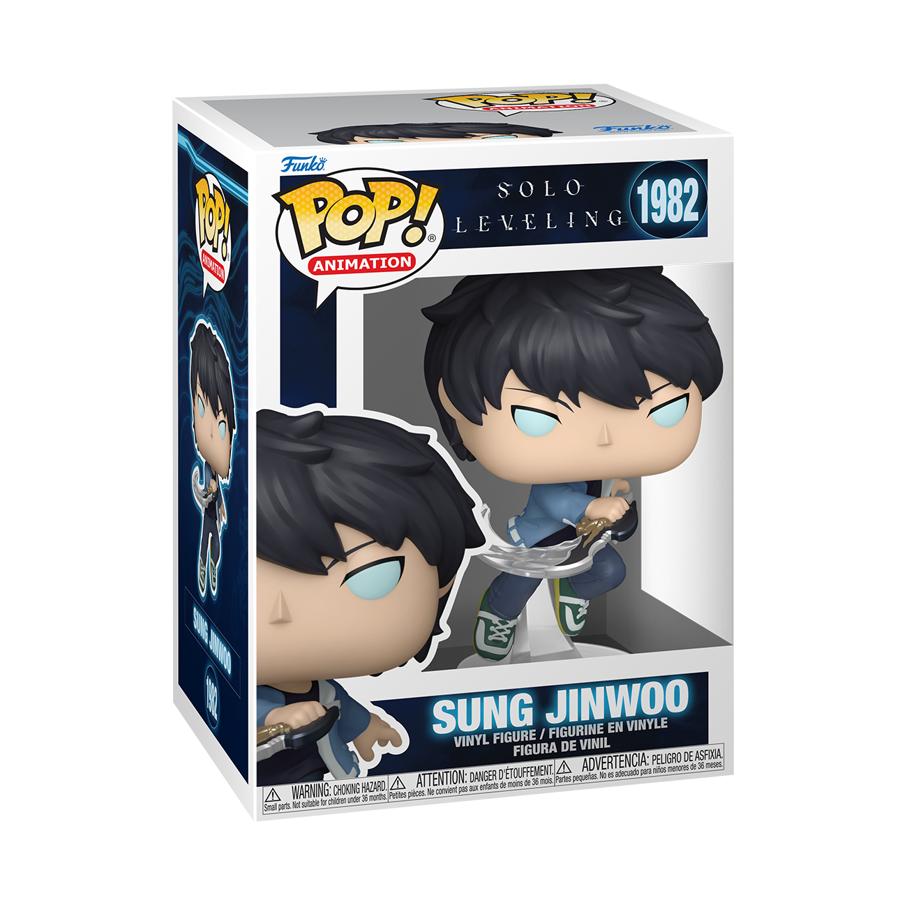 Funko Pop! Sung Jinwoo #1982 – Solo Leveling | Pop Protector Included