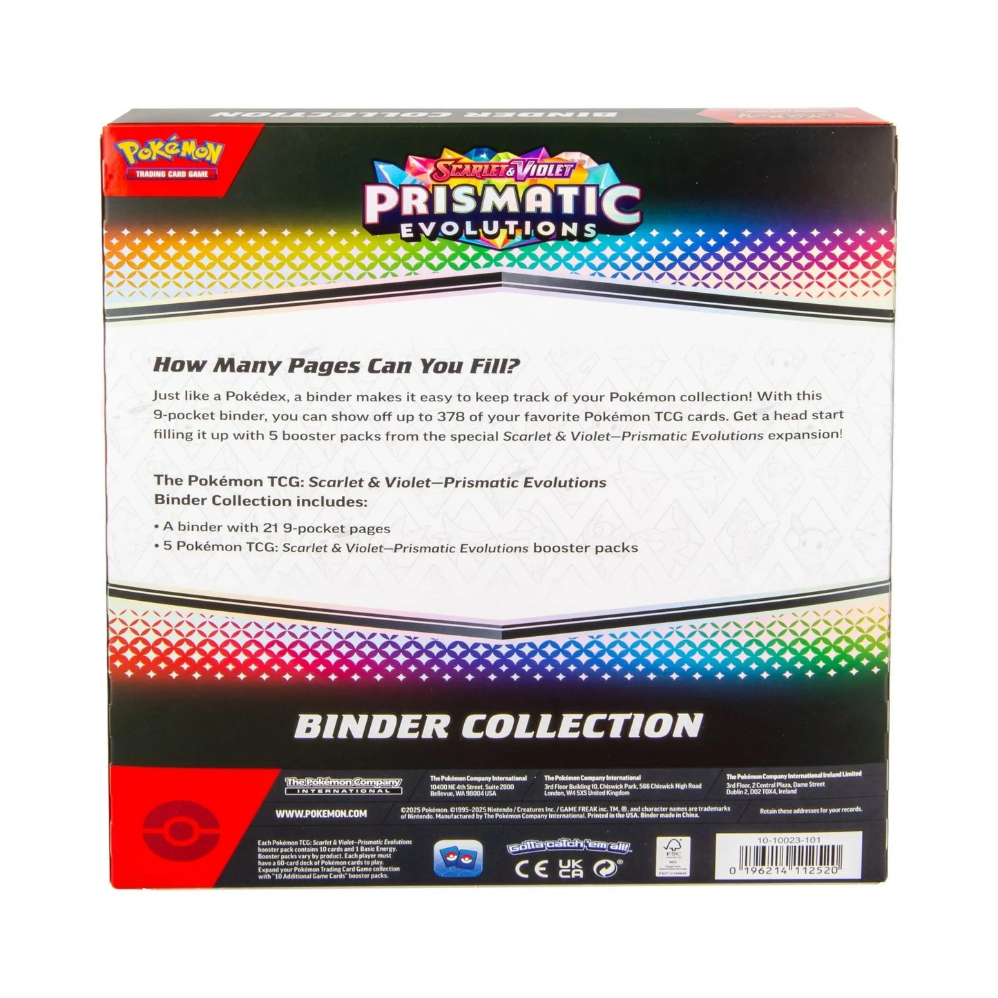 Pokémon TCG: Scarlet & Violet - Prismatic Evolutions Binder Collection