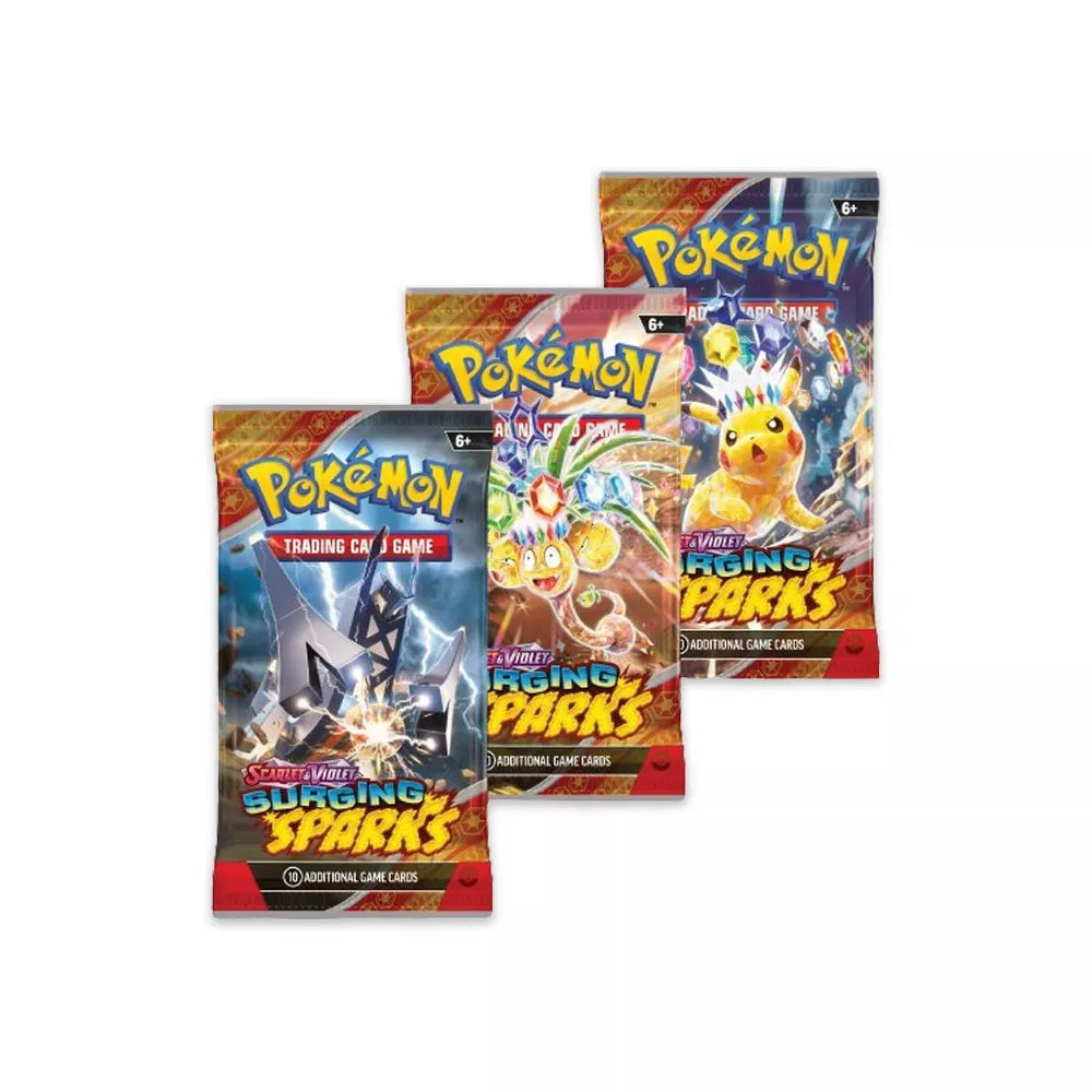 Pokémon TCG: Scarlet & Violet - Surging Sparks 3-Pack Blister - Quagsire