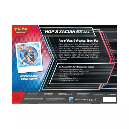 Pokémon TCG: Hop’s Zacian ex Box
