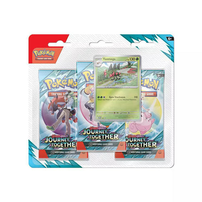 Pokémon TCG: Journey Together 3 Pack Blister [Yanmega]