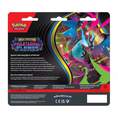 Pokémon TCG: Mega Evolution - Phantasmal Flames 3 Booster Blister & Weavile Promo Card