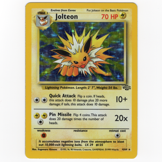 Jolteon 4/64 – Jungle Holo – LP