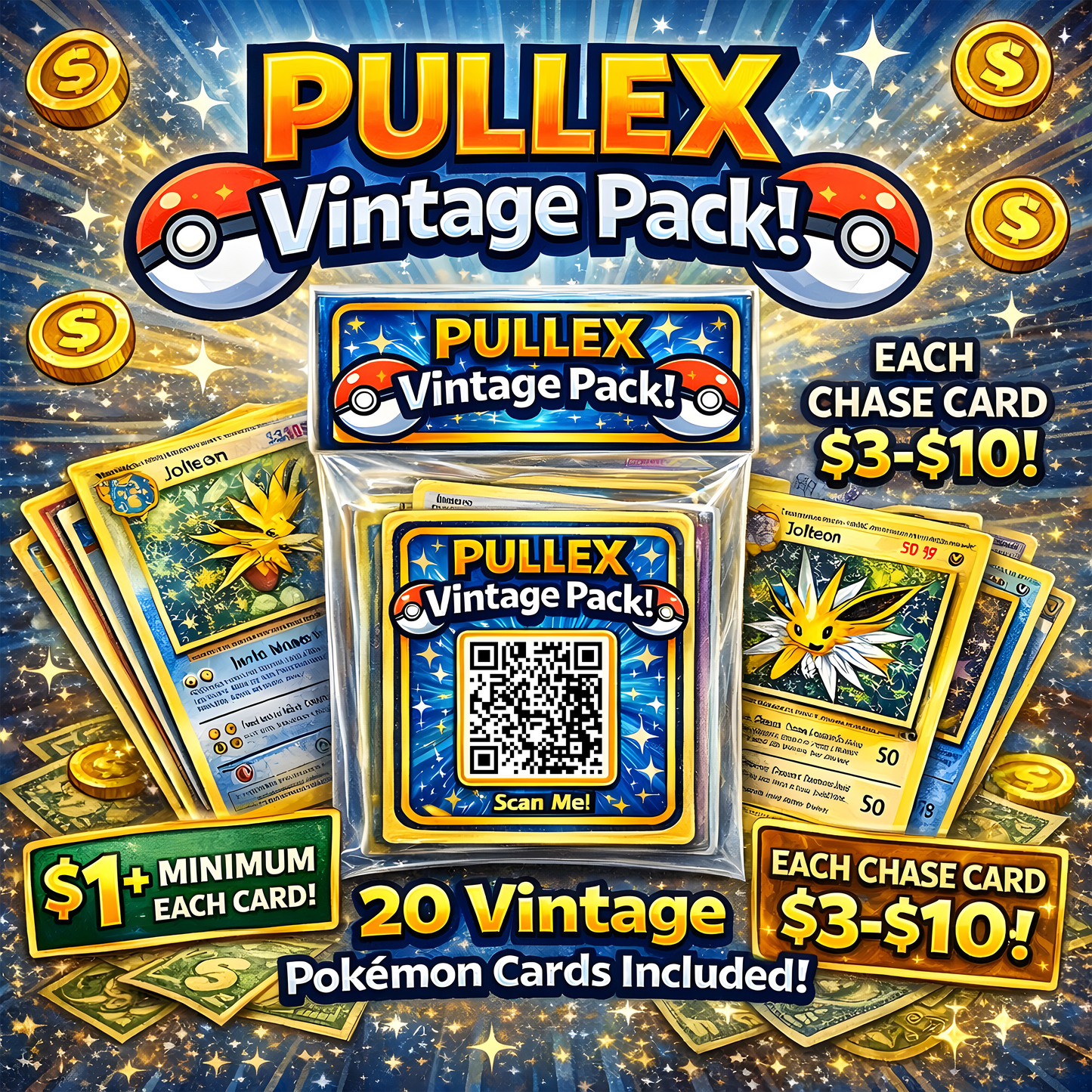 PULLEX Vintage Pokémon Pack