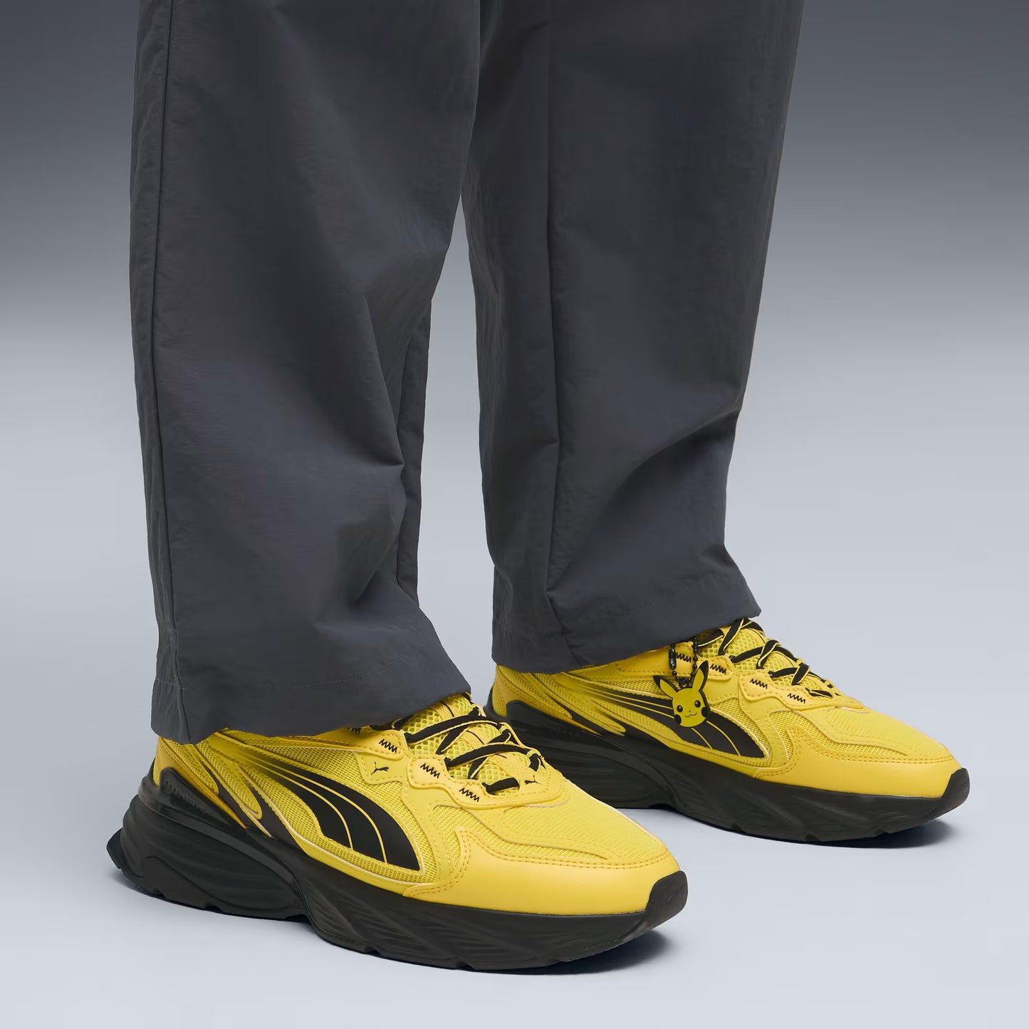 PUMA x Pokémon Pikachu Fade Sneakers (Men’s Size 12) – Yellow/Black – Brand New