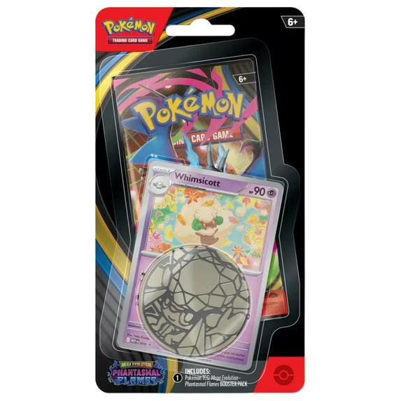 Pokémon TCG: Phantasmal Flames Single Pack Blister [Whimsicott]
