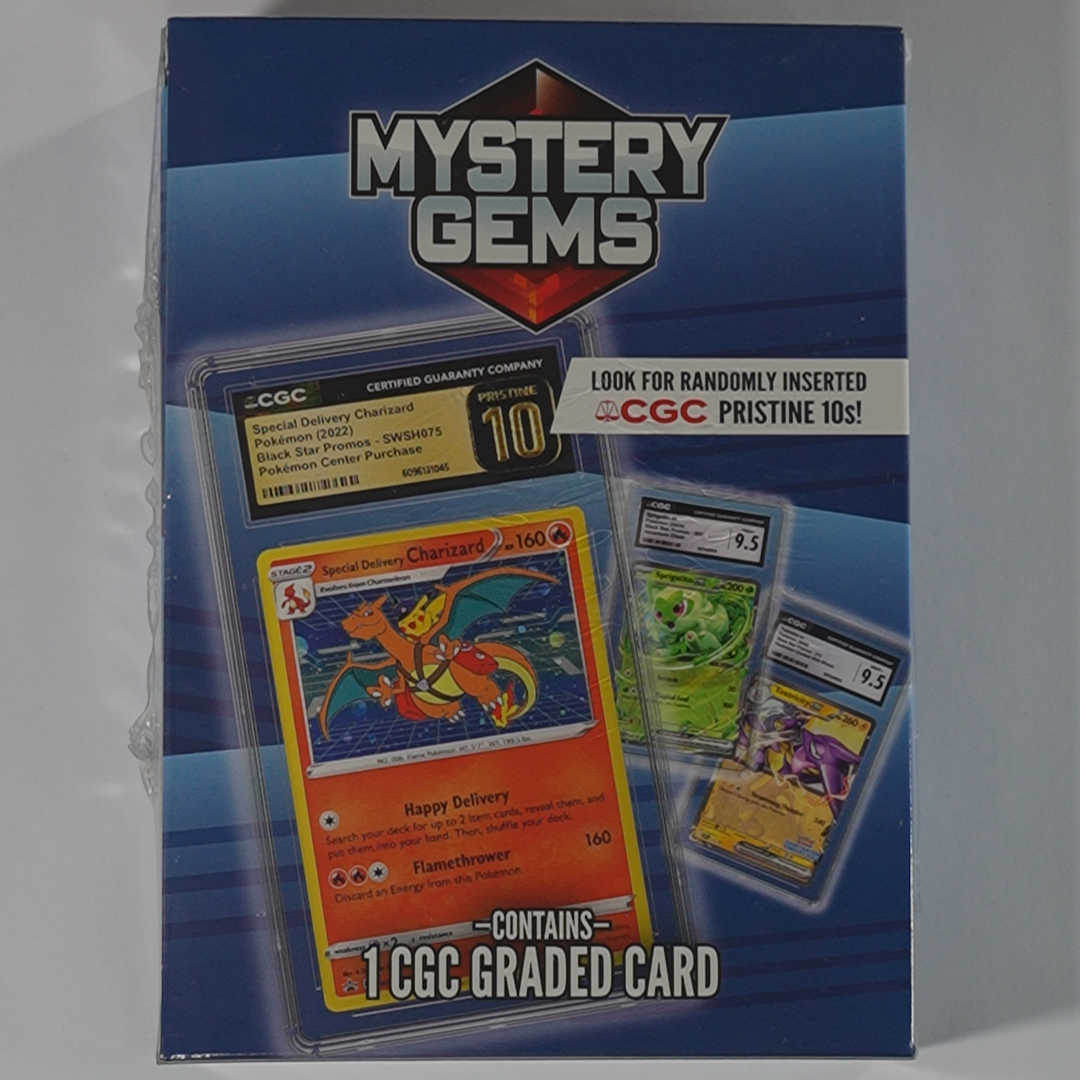 Mystery Gems – CGC Graded Pokémon Card (1 Card Per Box)