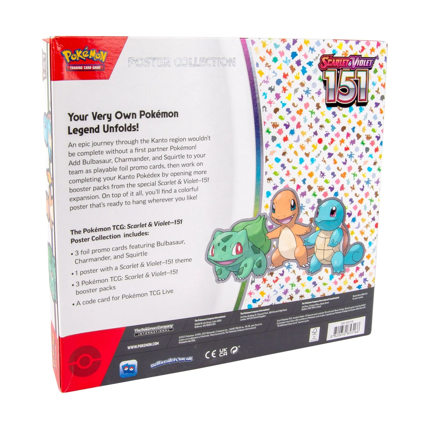 Pokémon TCG: Scarlet & Violet 151 Poster Collection