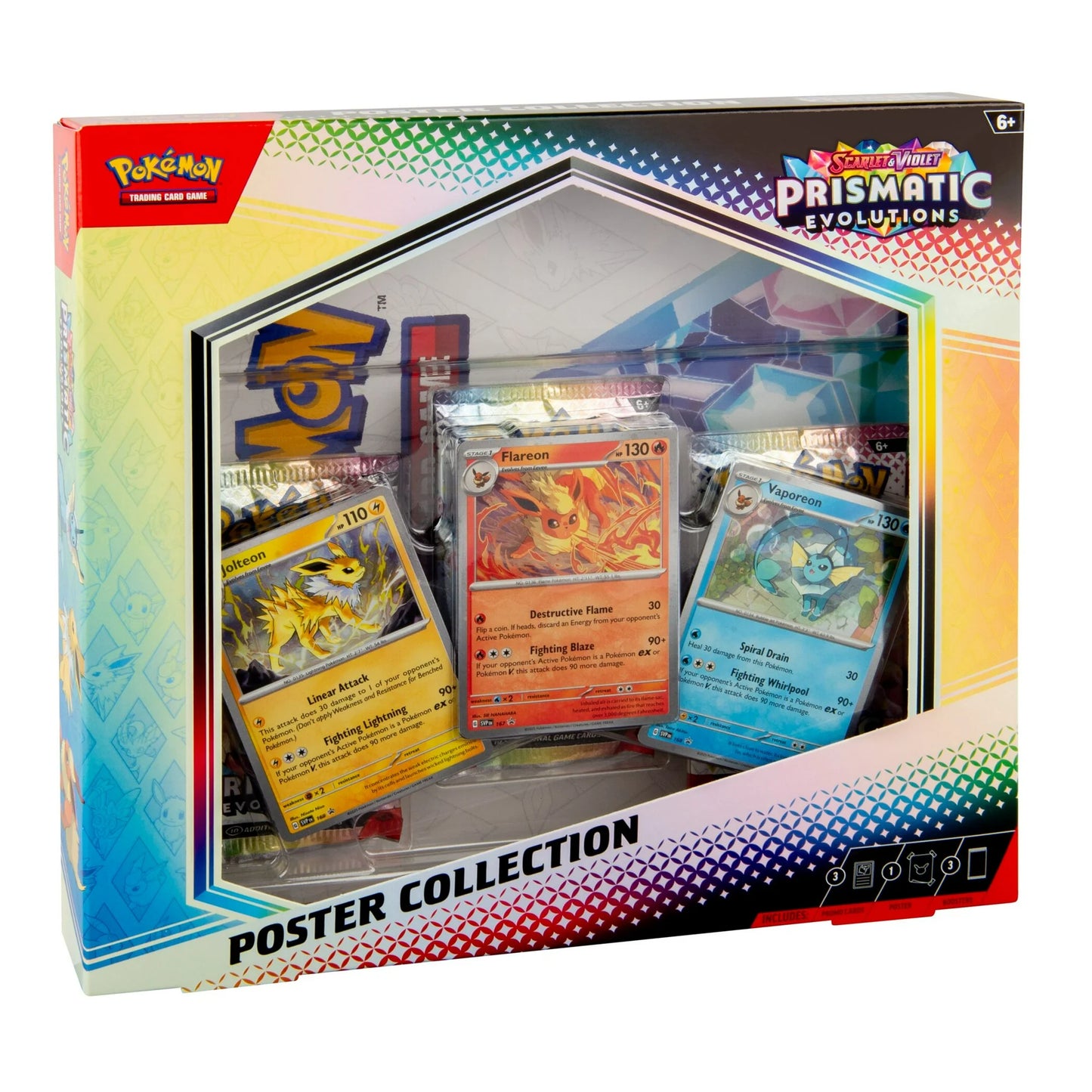 Pokémon TCG: Scarlet & Violet - Prismatic Evolutions Poster Collection