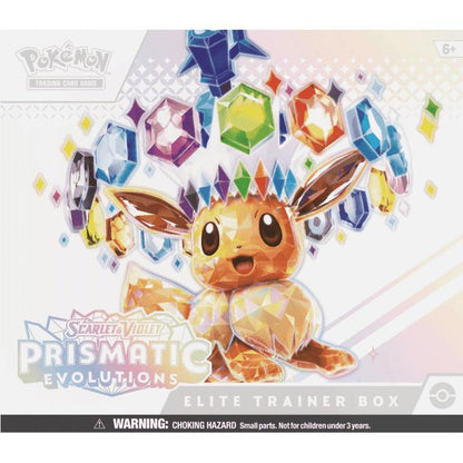 Pokemon TCG: Scarlet & Violet Prismatic Evolutions Elite Trainer Box