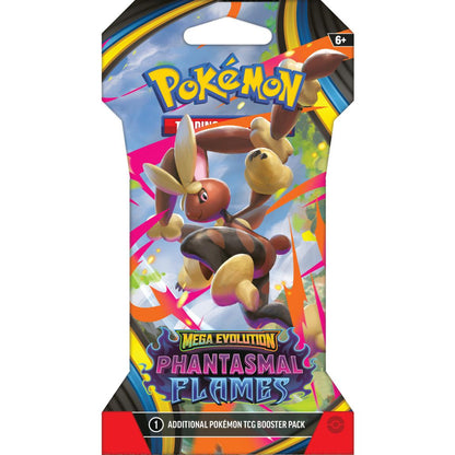 Pokémon TCG: Mega Evolution Phantasmal Flames Sleeved Booster Pack ME02