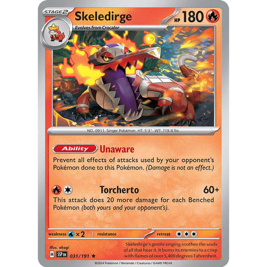 Pokémon TCG: Scarlet & Violet - Destined Rivals Skeledirge Premium Checklane Blister SV10
