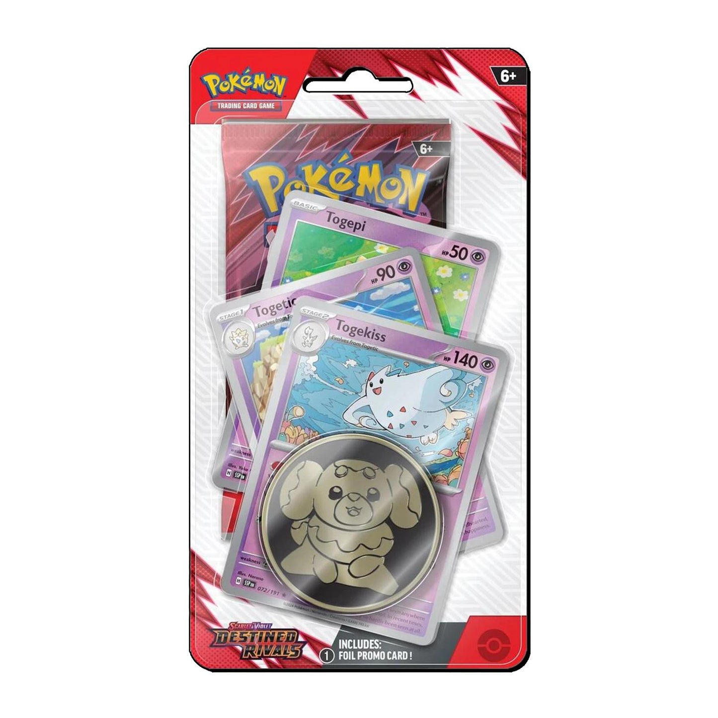 Pokémon TCG: Scarlet & Violet - Destined Rivals Togekiss Premium Checklane Blister SV10