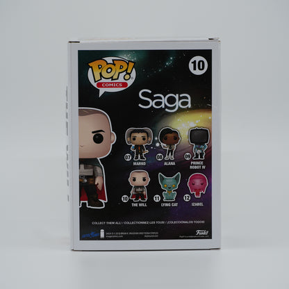 Funko Pop! The Will #10 - Saga | Bloody Chase - back of the exact boxed item