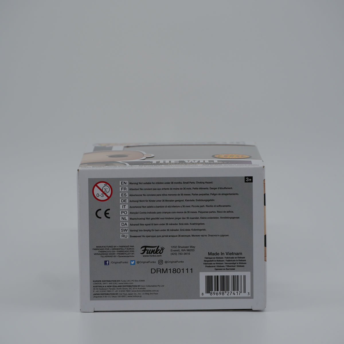 Funko Pop! The Will #10 - Saga | Bloody Chase - bottom of the exact boxed item