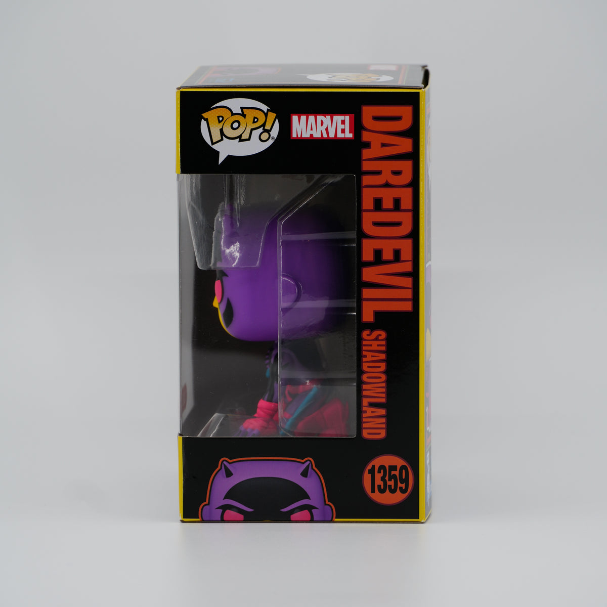 Funko Pop! Daredevil (Shadowland) #1359 - Marvel | Target exclusive - window side of the exact boxed item