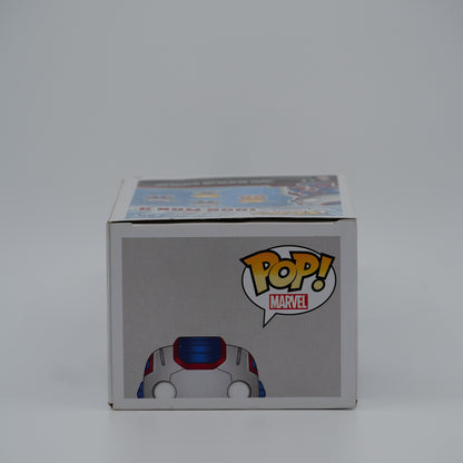 Funko Pop! Iron Patriot #25 - Iron Man 3 - top of the exact boxed item