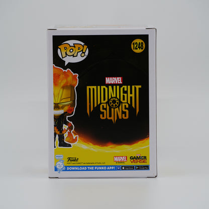 Funko Pop! Ghost Rider #1248 - Midnight Suns | 2023 Summer Convention shared exclusive - back of the exact boxed item