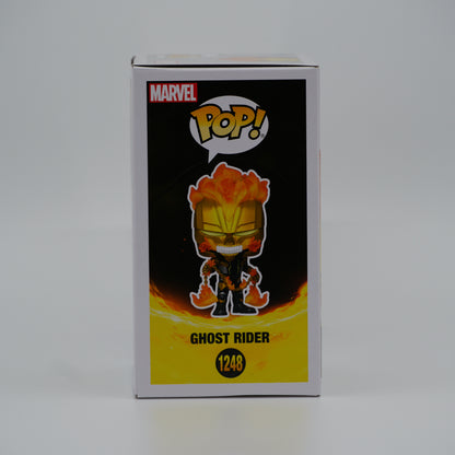 Funko Pop! Ghost Rider #1248 - Midnight Suns | 2023 Summer Convention shared exclusive - illustrated side of the exact boxed item