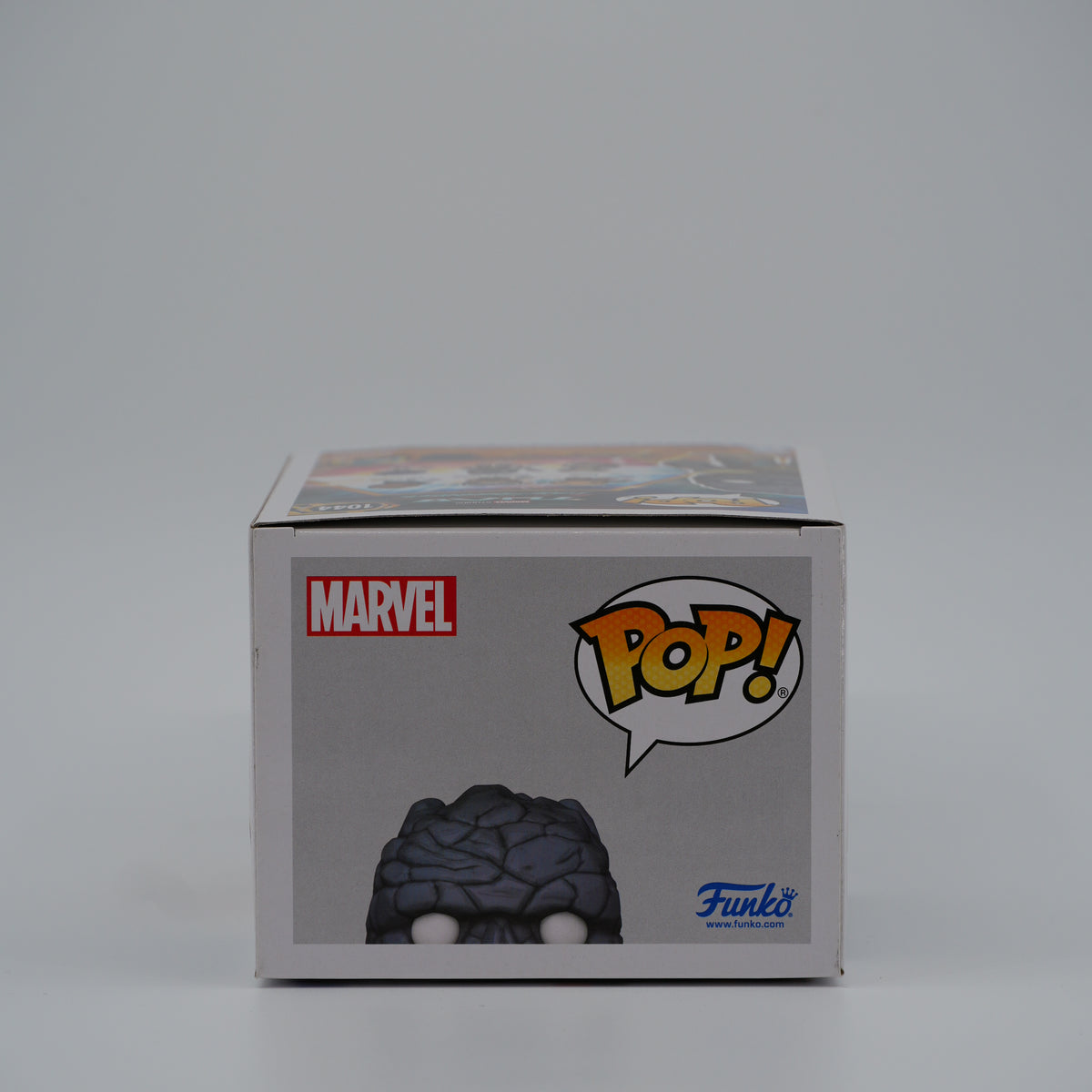 Funko Pop! Korg #1044 - Thor: Love and Thunder - top of the exact boxed item