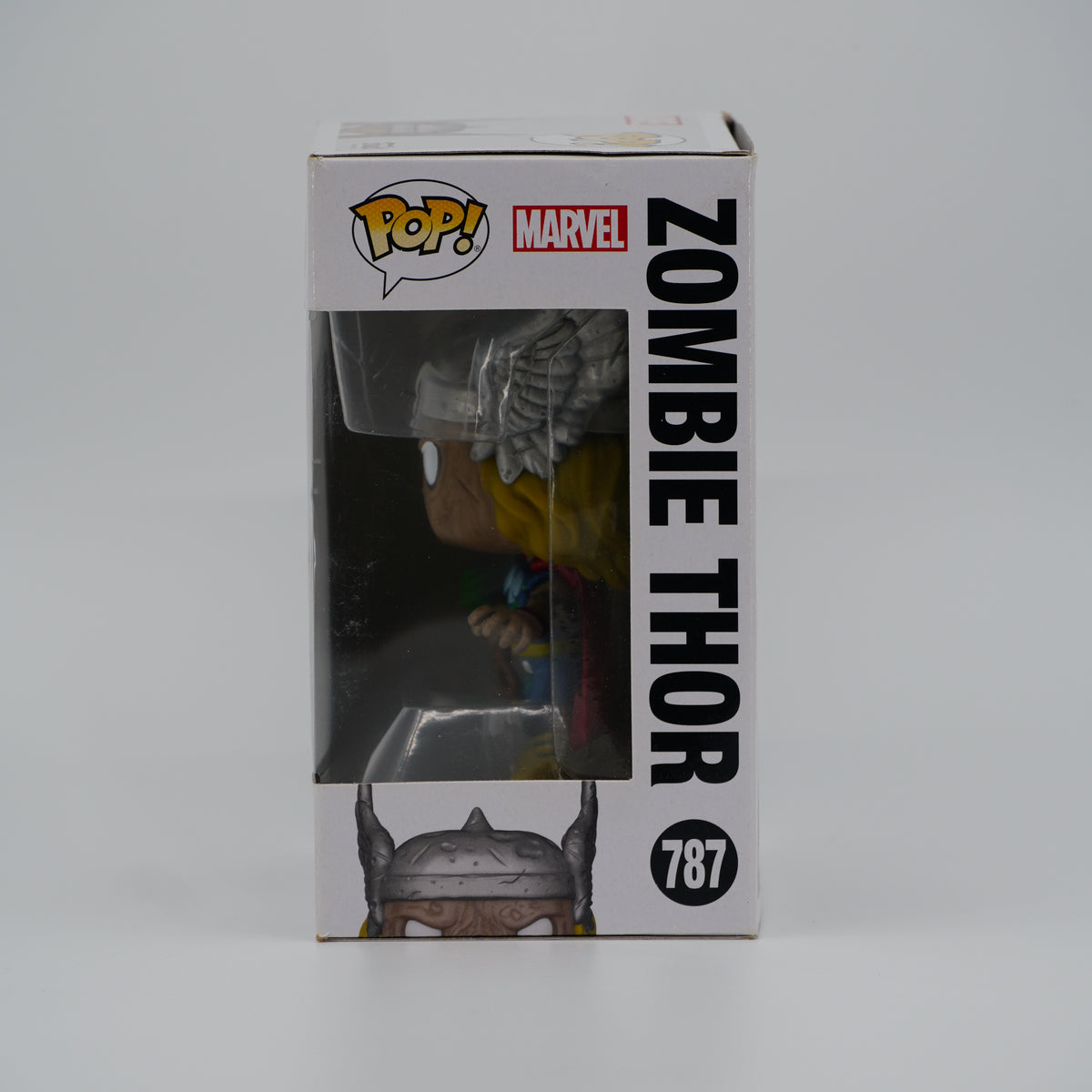 Funko Pop! Zombie Thor #787 - Marvel Zombies - window side of the exact boxed item