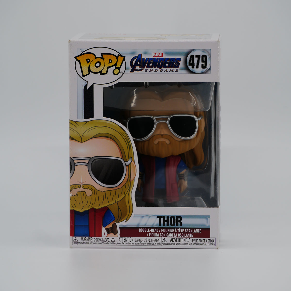 Funko Pop! Thor #479 - Avengers: Endgame - front of the exact boxed item