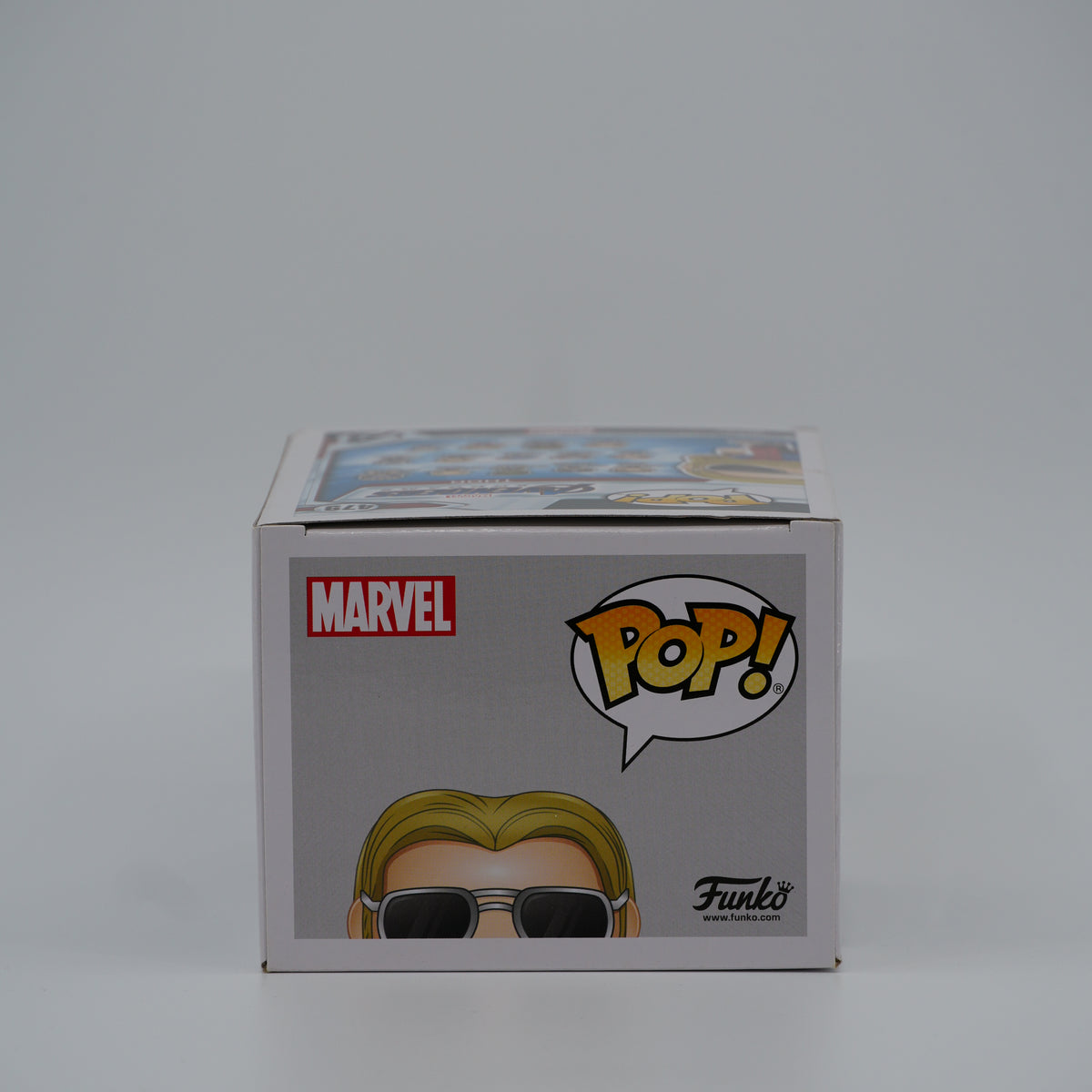 Funko Pop! Thor #479 - Avengers: Endgame - top of the exact boxed item