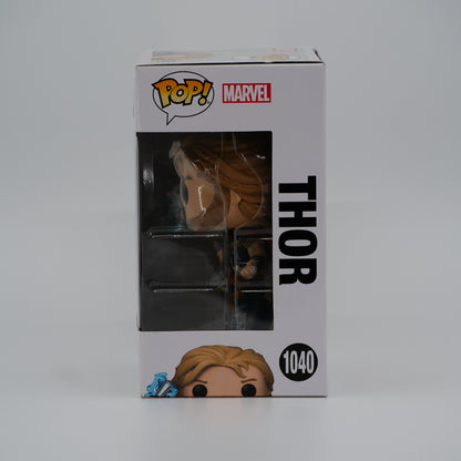 Funko Pop! Thor #1040 - Thor: Love and Thunder - window side of the exact boxed item