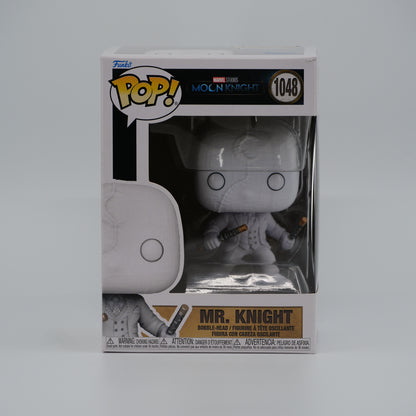 Funko Pop! Mr. Knight #1048 - Moon Knight - front of the exact boxed item