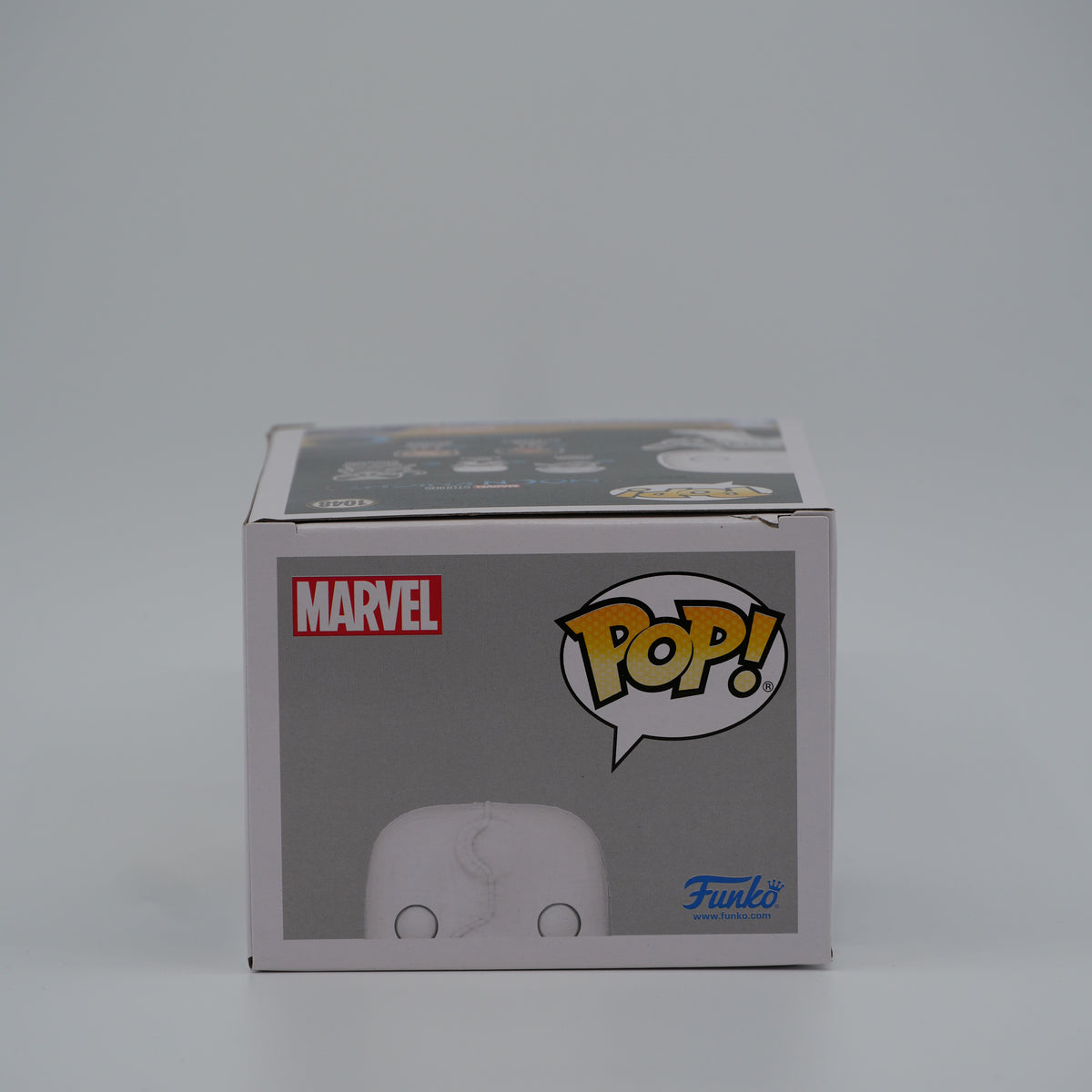 Funko Pop! Mr. Knight #1048 - Moon Knight - top of the exact boxed item