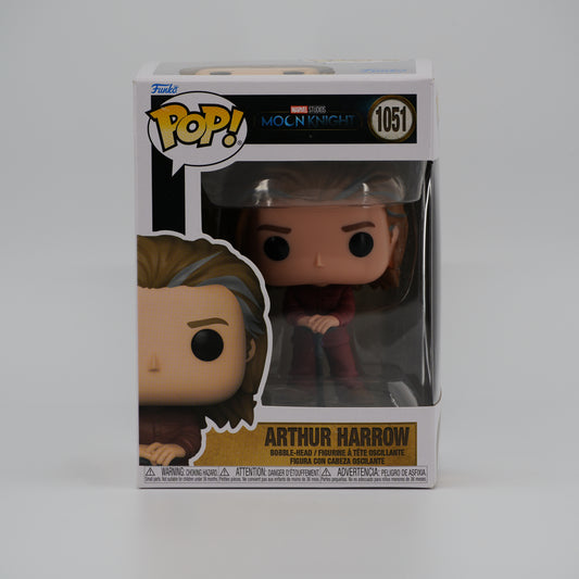 Funko Pop! Arthur Harrow #1051 - Moon Knight - front of the exact boxed item