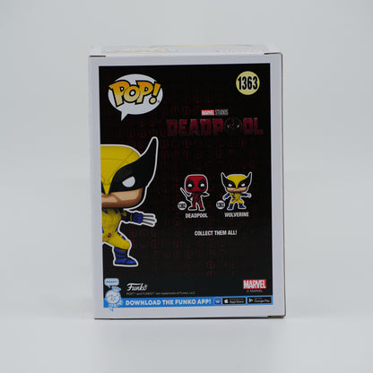Funko Pop! Wolverine #1363 - Deadpool - back of the exact boxed item