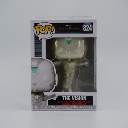 Funko Pop! The Vision #824 - WandaVision - front of the exact boxed item