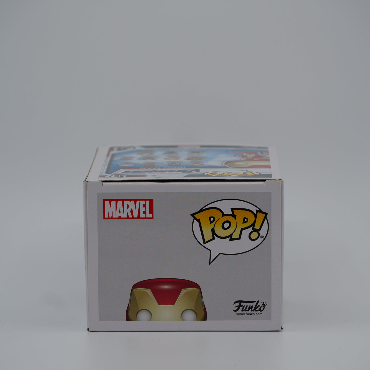 Funko Pop! Iron Man #467 - Avengers: Endgame | Special Edition - top of the exact boxed item
