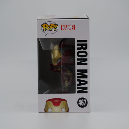 Funko Pop! Iron Man #467 - Avengers: Endgame | Special Edition - window side of the exact boxed item