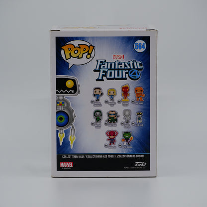 Funko Pop! H.E.R.B.I.E. #564 - Fantastic Four | Box Wear - Copy A - back of the exact boxed item