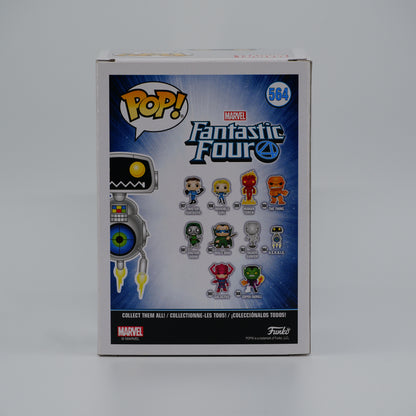 Funko Pop! H.E.R.B.I.E. #564 - Fantastic Four | Damaged Box - Copy B - back of the exact boxed item