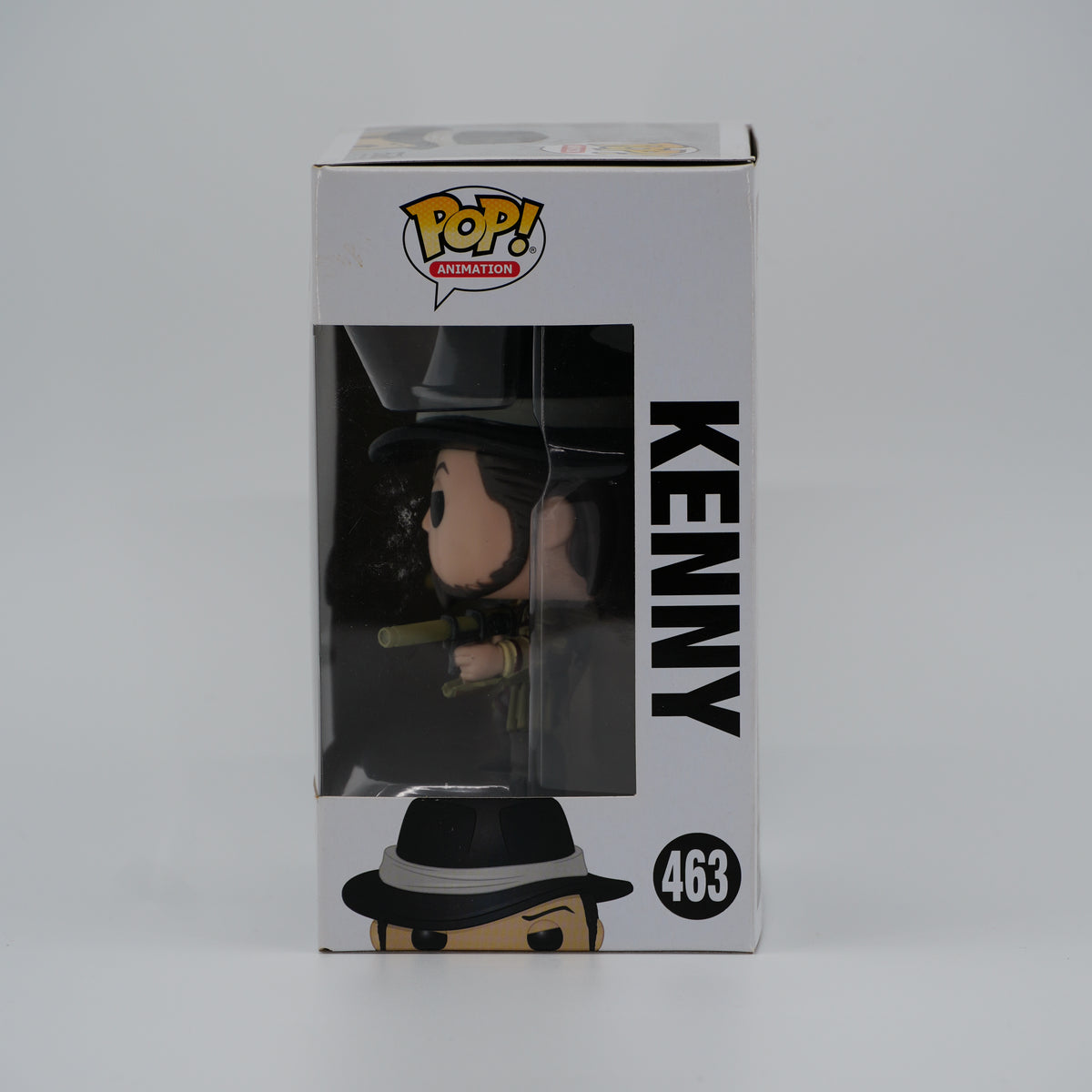 Funko Pop! Kenny #463 - Attack on Titan - window side of the exact boxed item