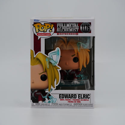 Funko Pop! Edward Elric #1176 - Fullmetal Alchemist: Brotherhood - front of the exact boxed item