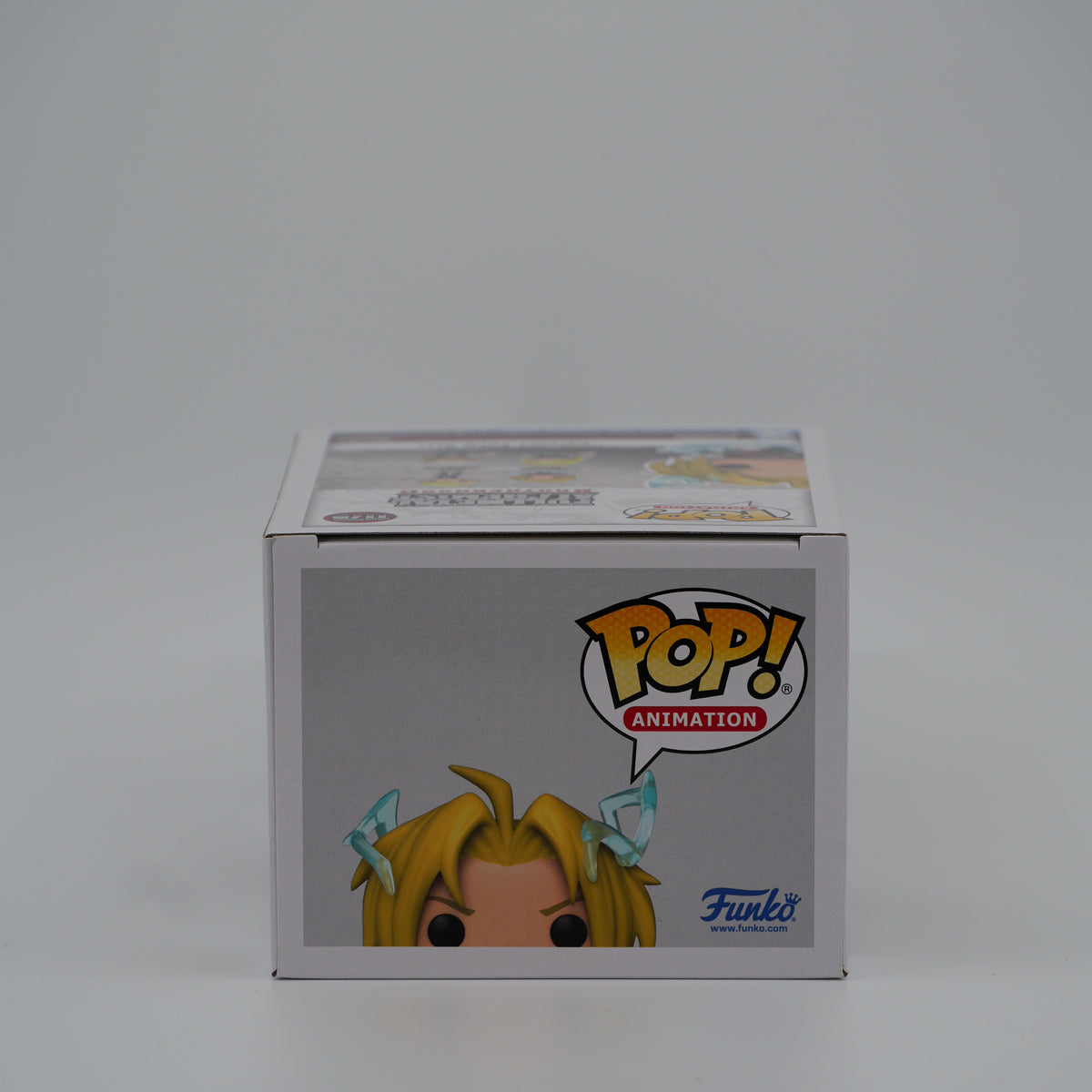 Funko Pop! Edward Elric #1176 - Fullmetal Alchemist: Brotherhood - top of the exact boxed item