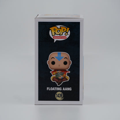 Funko Pop! Floating Aang #1439 - Avatar: The Last Airbender | Amazon exclusive; Glow in the Dark - illustrated side of the exact boxed item