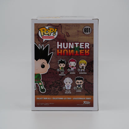 Funko Pop! Gon Freecss #651 - Hunter x Hunter - back of the exact boxed item