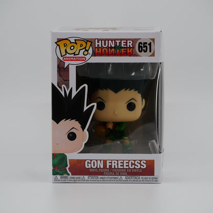 Funko Pop! Gon Freecss #651 - Hunter x Hunter - front of the exact boxed item