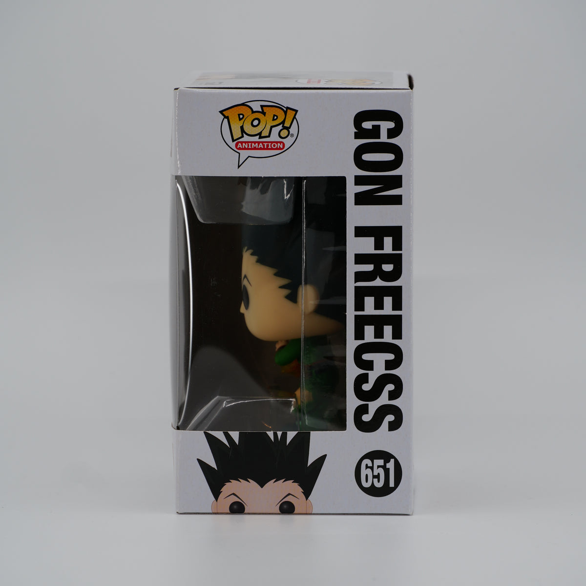 Funko Pop! Gon Freecss #651 - Hunter x Hunter - window side of the exact boxed item